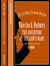 The Adventure of the Lion's Mane and Other Stories (MP3)
